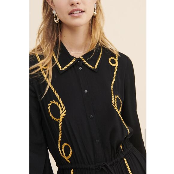 JUST FEMALE Wylie black dress - Picture 4 of 10